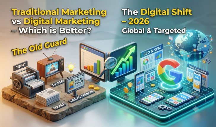 Traditional Marketing vs Digital Marketing – Which is Better?