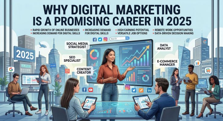 Why Digital Marketing is a Promising Career in Year 2025